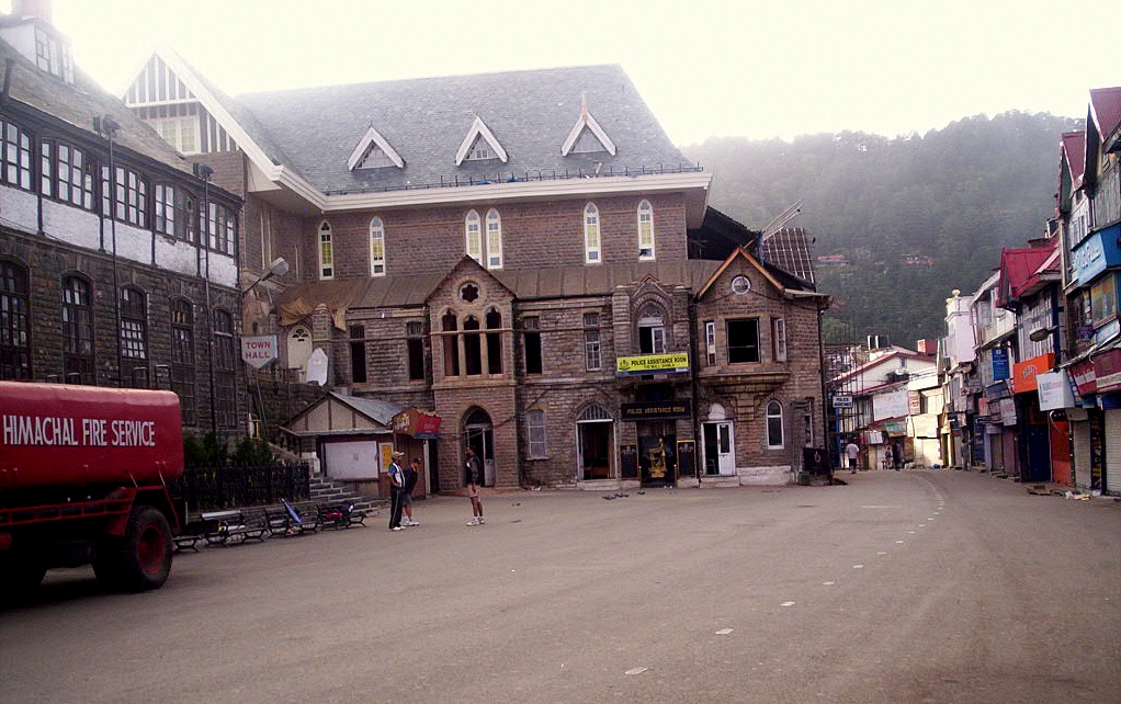 Mall road Shimla