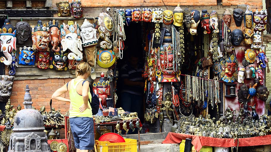 A photo of tibbetan market