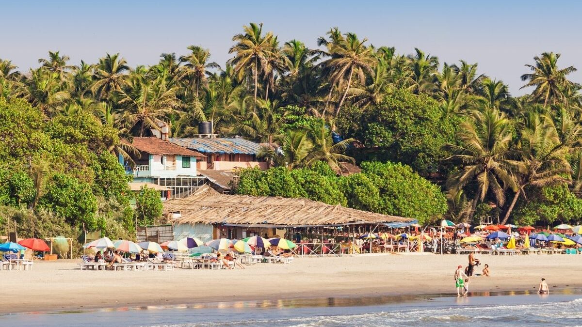 Arambol beach in goa
