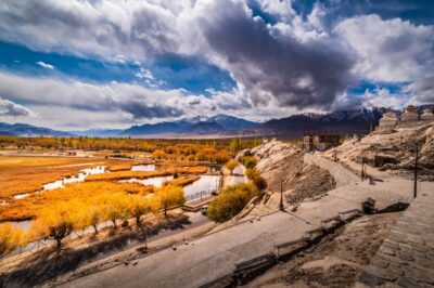 What are the climatic conditions of the Ladakh desert?