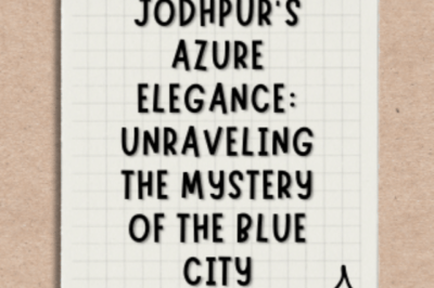 Jodhpur- The Blue City