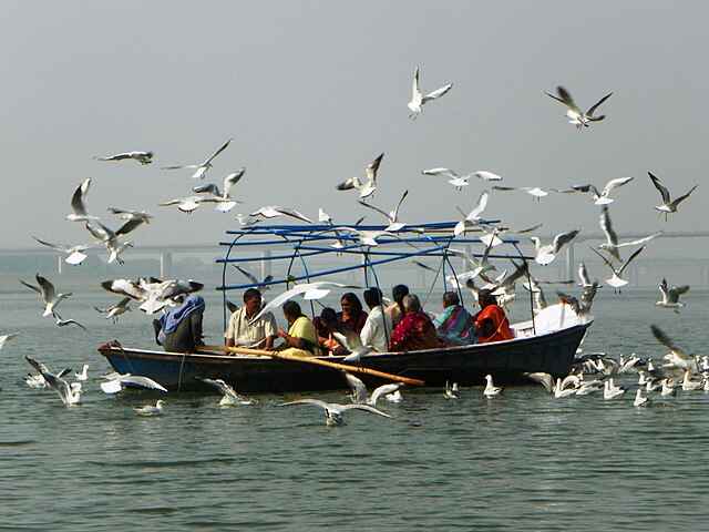 Boat Ride at the Triveni Sangam Prayagraj Allahabad