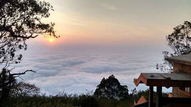 Nandi Hills Early Sunrise above the Clouds 