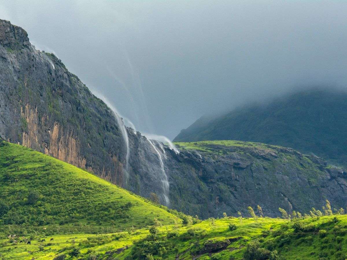 Naneghat Waterfall Trek: Reverse Waterfall in Pune - Zingbus