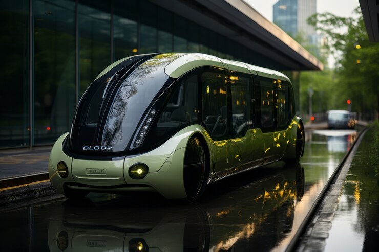 futuristic-city-with-high-tech-mobility - electric bus