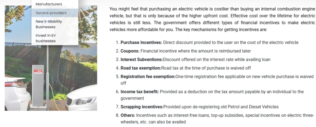 Electric Vehicle Subsidy: Electric-Vehicle-Incentives-in-India