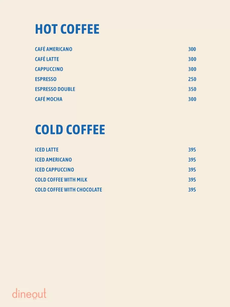 Hot Coffee and Cold Coffee: Purple Martini Goa Menu - by Swiggy