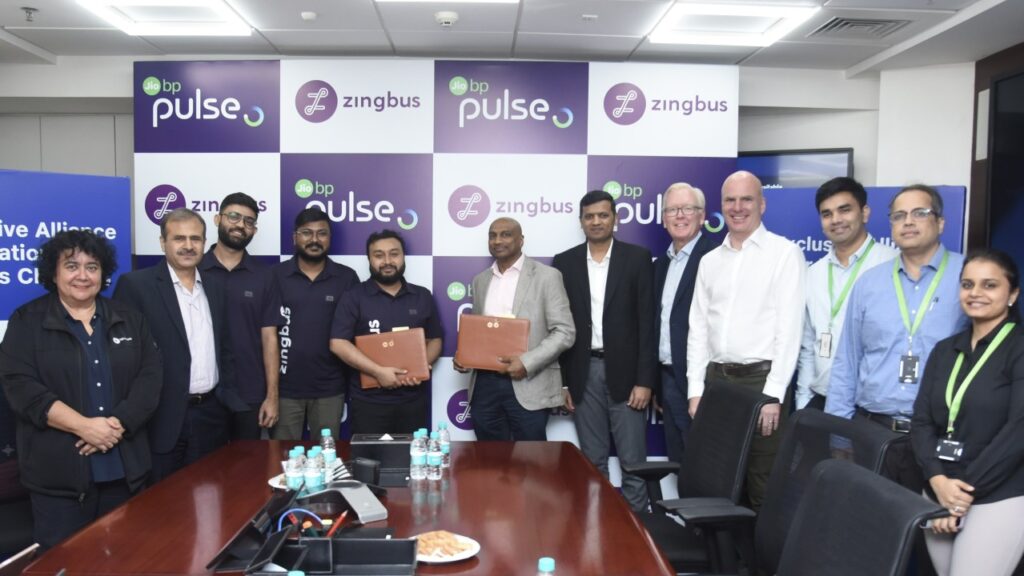 Team of Jio bp Ventures - Jio - bp Pulse - Zingbus - Series A Funding 