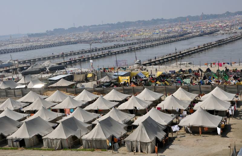 461055380_3792447661013244_3711721177879205673_n - accomodation at Kumbh Mela - tents