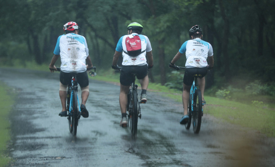 Cycling in Pachmarhi