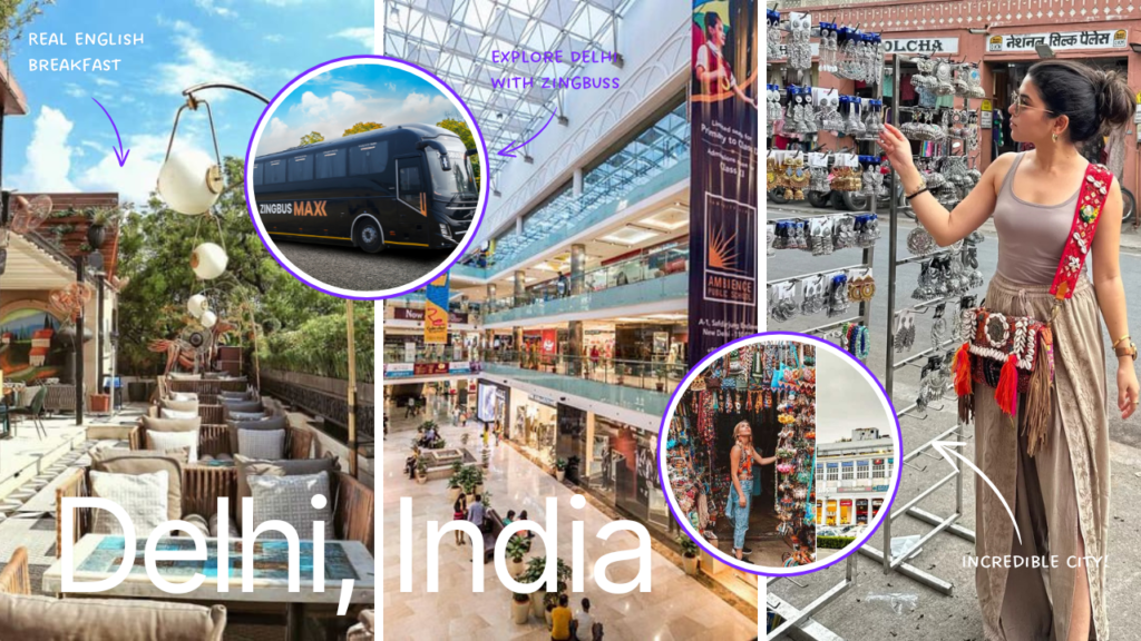 Simple Modern Explore the Delhi City Travel for Best Shopping Places in Delhi - Blog Banner