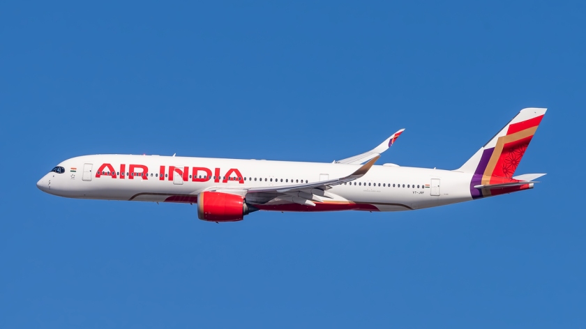 Air India Plane in Air