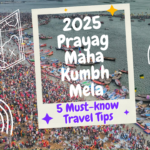 White - Purple - Yellow - Maha Kumbh - Mela 2025 - Abstract - India - Travel - Tips - Blog - Banner