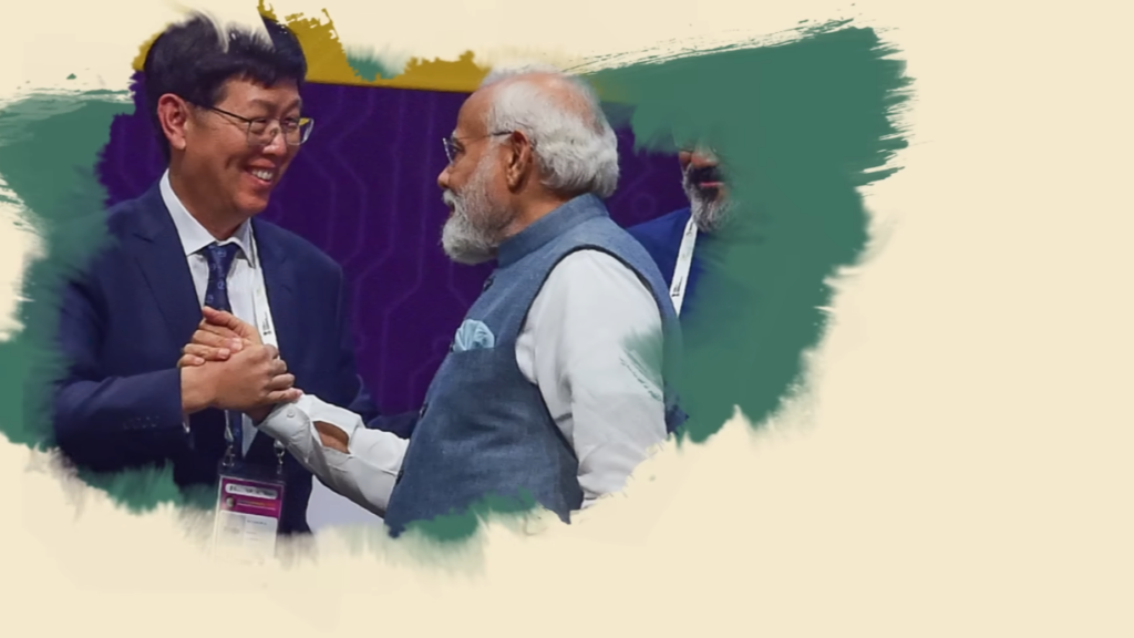 Indian-Prime-Minister-with-an-Asean-Diplomat