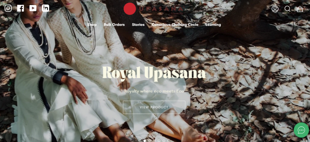 Royal Upasana - Sustainable - Fashion - Brand - Pondicherry