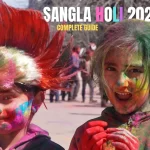 Two beautiful kids - Holi in Sangla - A Colorful Celebration Amidst the Himalayas