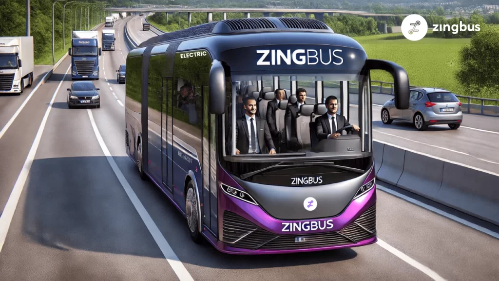 Zingbus - Electric Bus - HighWay - India - Purple