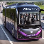 Zingbus - Electric Bus - HighWay - India - Purple