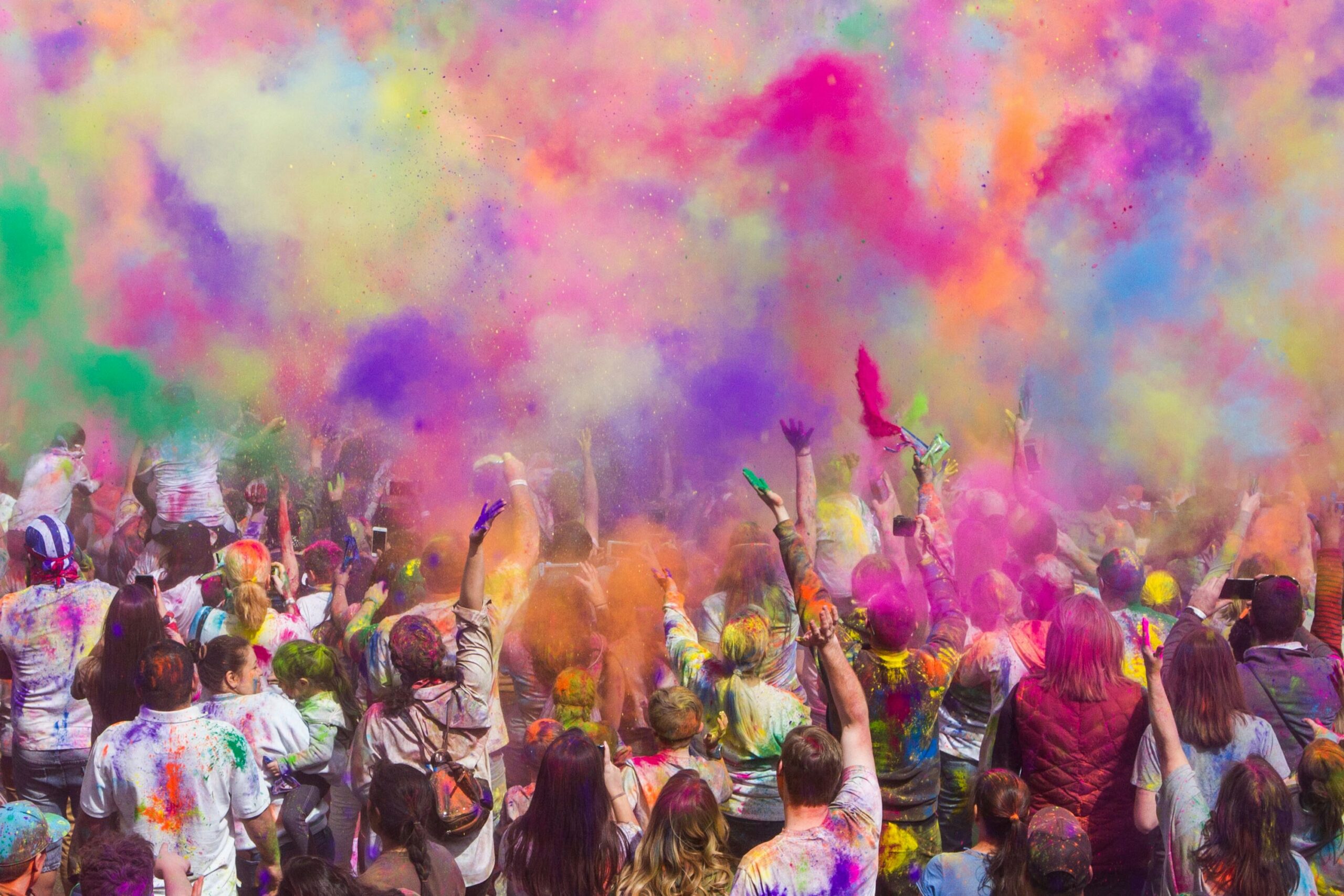 food in holi party